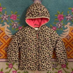 Cheetah print winter jacket
